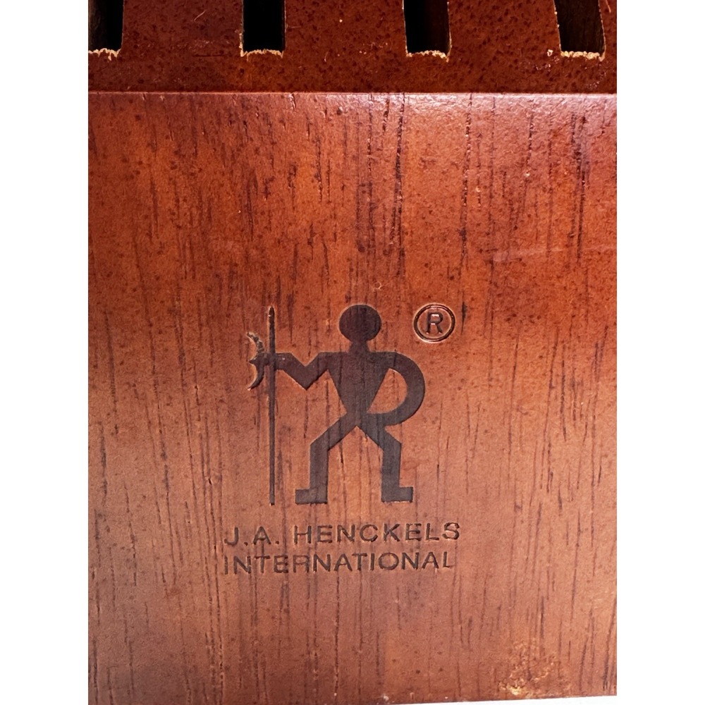 J.A. Henckels International 11 Slot Wooden Knife Block Only | Hardwood Cutlery